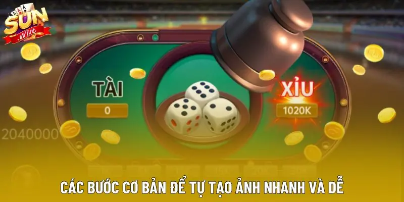 Các bước cơ bản để tự tạo ảnh nhanh và dễ