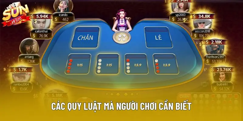 Các quy luật mà người chơi cần biết
